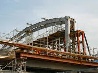 Umbau Ostkreuz, Frühjahr 2011: Beginn der Errichtung der Ringbahnhalle (43 Bilder)