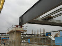 Umbau Ostkreuz, Herbst 2010: Einhub der Ringbahnbrücken (28 Bilder)