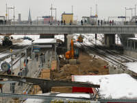 Umbau Ostkreuz, Winter 2009/10: Gründung der Wandscheiben-Fundamente (64 Bilder)