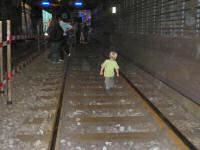 Tunneltag auf der Berliner U6 am 1. Juli 2012 (49 Bilder)