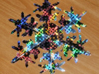 Schneeflocken aus Papier (4 Bilder)